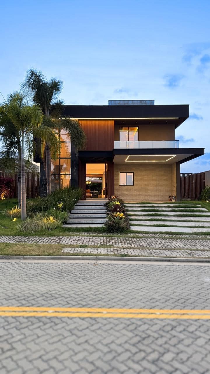 Fachada frontal da residência