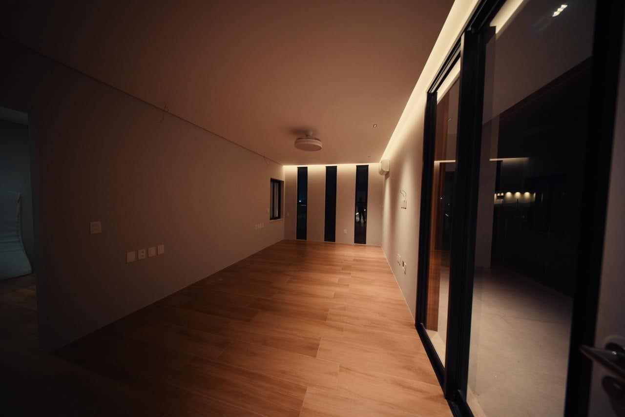 Varanda da residência Cidade Alpha