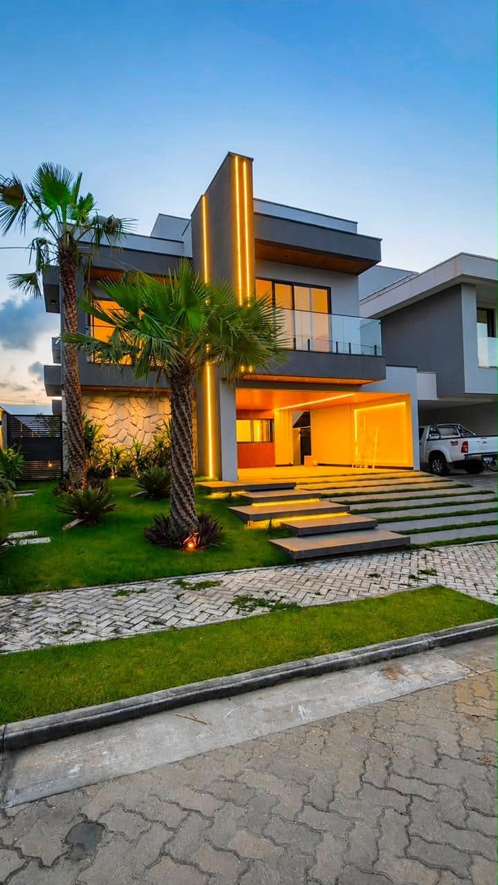 Fachada frontal da residência
