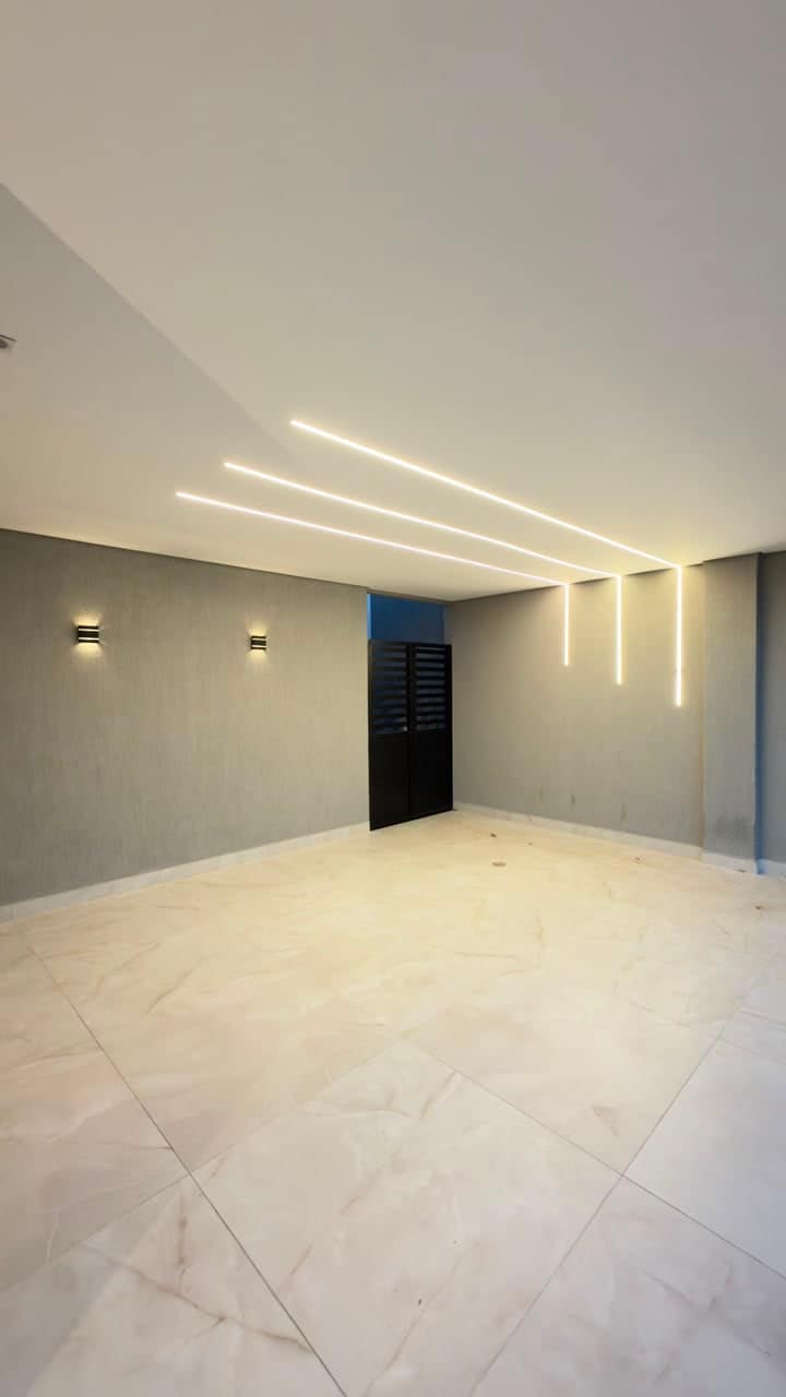 Sala projetada e decorada